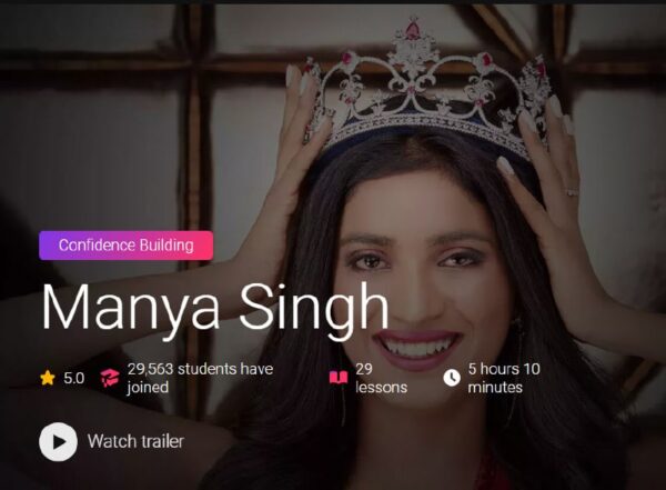 AX095 - Modelling Classes by Miss India Manya Singh